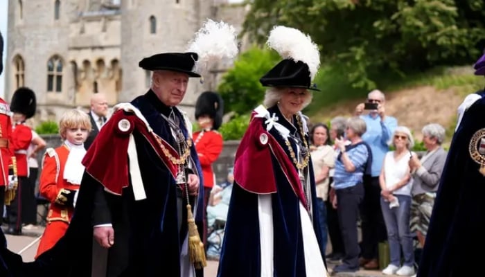 King Charles leads royal family at prestigious Order of the Garter Ceremony