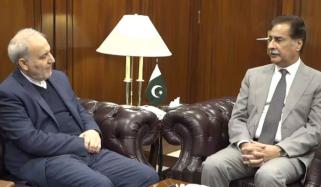 ایرانی سفیر کی اسپیکر قومی اسمبلی  سے ملاقات، ایران امریکا معاہدے کیلئے پاکستان کی کوششوں کی تعریف