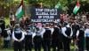 لندن: فلسطینی زمینوں کی فروخت کی تقریب کیخلاف احتجاج، 15 افراد گرفتار