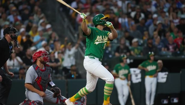 Nick Kurtz and J.T. Ginn lead Athletics to 11-2 blowout win over Pirates
