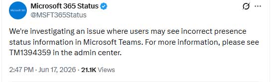 Is Microsoft Teams down today? Users report widespread disruptions
