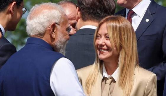 جارجیا میلونی کی مودی سے دلچسپ گفتگو وائرل