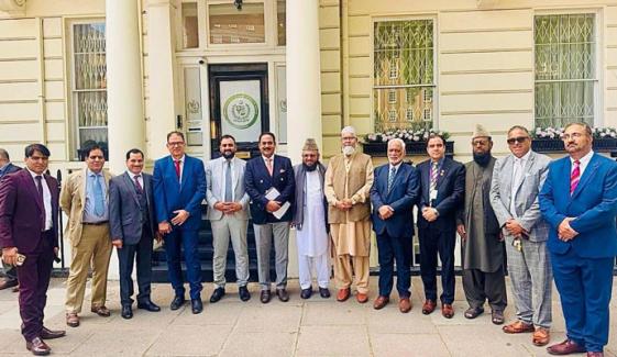 لندن: قائم مقام پاکستانی ہائی کمشنر سے وفد کی ملاقات