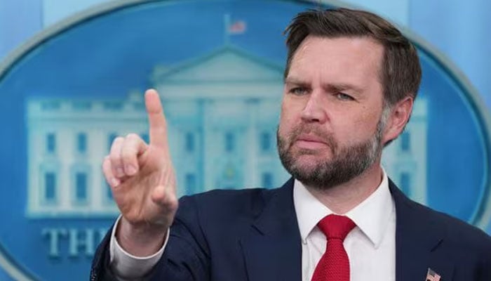 امریکی نائب صدر جے ڈی وینس---فائل فوٹو