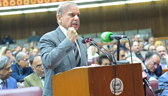 وزیرِ اعظم شہباز شریف— فائل فوٹو