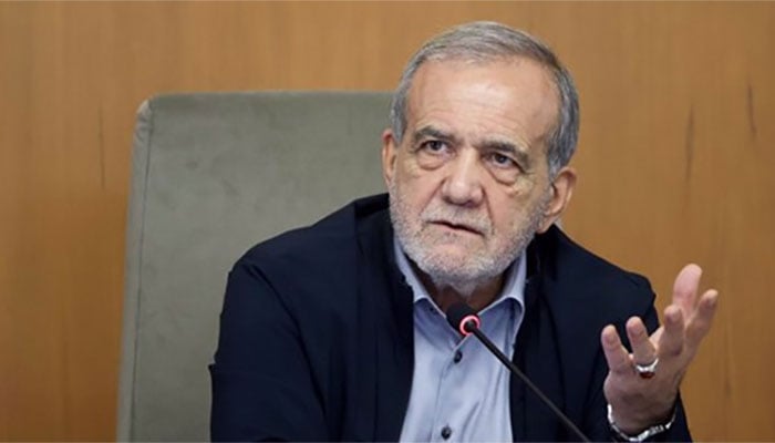 ایرانی صدر مسعود پزشکیان : فوٹو ایرانی میڈیا