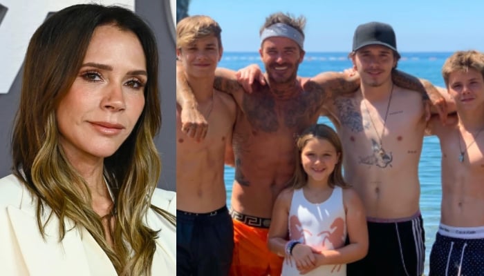 Victoria Beckham signals peace to Brooklyn in moving Fathers Day tribute to David