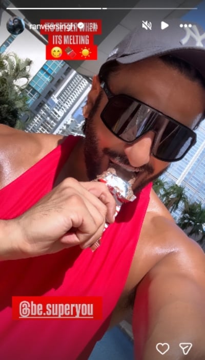 P.C. Ranveer Singh/Instagram stories