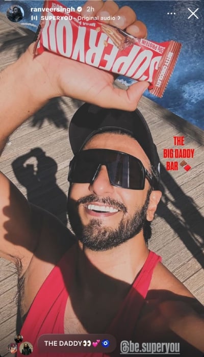 P.C. Ranveer Singh/Instagram stories