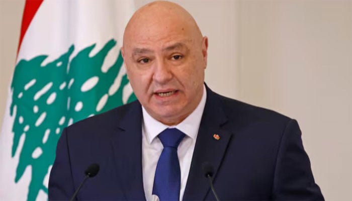 لبنانی صدر جوزف عون(فائل فوٹو)۔