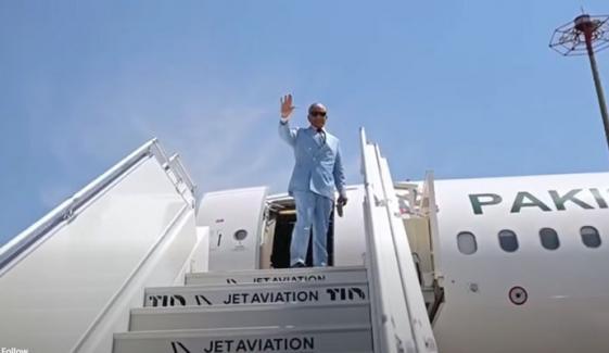وزیراعظم شہباز شریف سوئٹزرلینڈ سے پاکستان کیلئے روانہ
