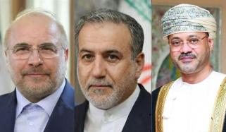 عمانی وزیرِ خارجہ کی عباس عراقچی اور باقر قالیباف سے ملاقات