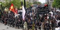 کراچی: 8 محرم الحرام کا مرکزی جلوس نشتر پارک سے برآمد