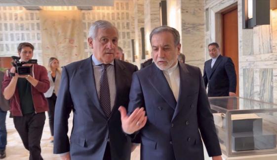 ایران کیخلاف کسی فوجی کارروائی میں شامل نہیں ہوئے، اطالوی وزیر خارجہ