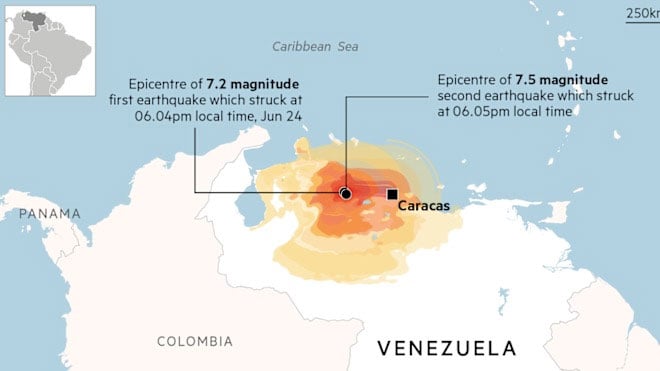 Venezuela earthquakes claim at least 235 lives: What we know as thousands feared dead