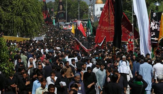 ملک بھر میں یومِ عاشور کے جلوس، سیکیورٹی کے سخت انتظامات