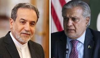اسحاق ڈار کا ایرانی وزیرِ خارجہ سے ٹیلیفونک رابطہ، خطے میں امن کے فروغ کیلئے تعاون کا اعادہ