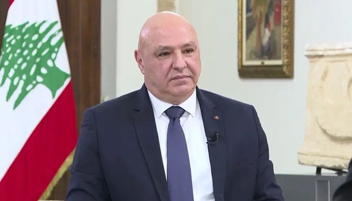 جنوبی لبنان سے اسرائیلی فوج نکالی جائے، جوزف عون