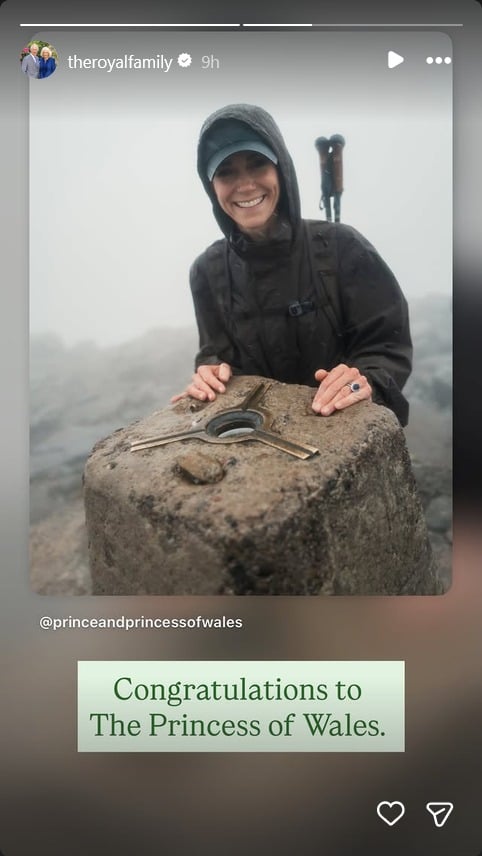Princess Kate shares rare statement on cancer’s impact after completing Three Peaks Challenge
