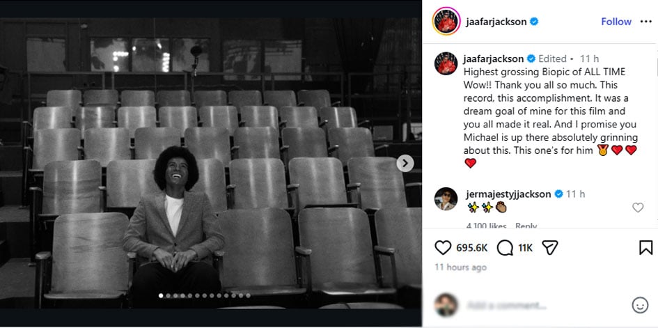 BET Awards 2026: Jaafar Jackson sends special message as ‘Michael’ makes history