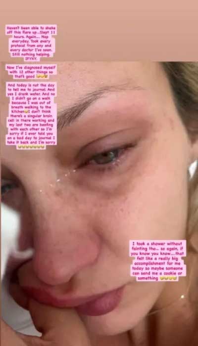 Bella Hadid makes emotional confession after chronic illness sparks fan concern
