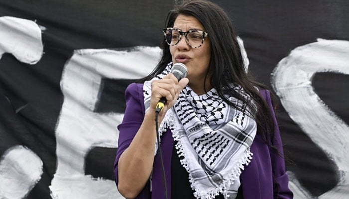 فلسطینی نژاد امریکی رکنِ کانگریس رشیدہ طلیب—فائل فوٹو
