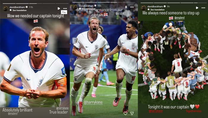 David Beckham praises ‘true leader’ Harry Kane after England win over Congo