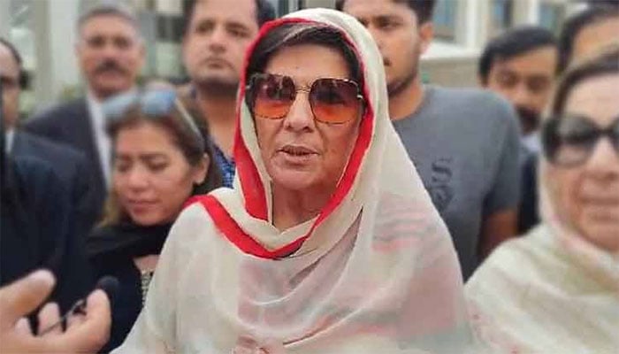 علیمہ خان : فائل فوٹو