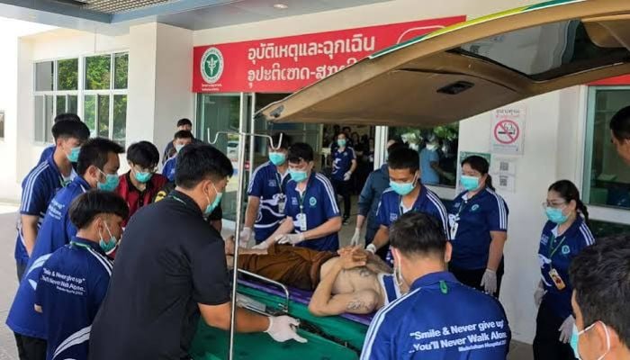 Nine monks killed after 11-year-old drives truck into procession in Thailand