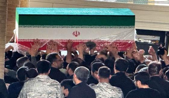 علی خامنہ ای کی میت تہران کی گرینڈ مصلیٰ مسجد پہنچ گئی