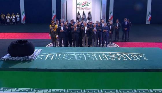 وزیر اعظم اور فیلڈ مارشل کی علی خامنہ ای کے تعزیتی اجتماع میں شرکت