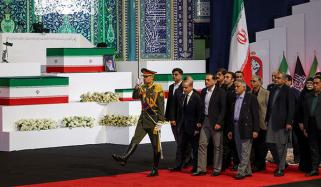 وزیر اعظم اور فیلڈ مارشل کی علی خامنہ ای کے تعزیتی اجتماع میں شرکت