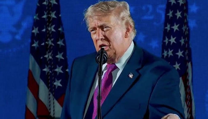 امریکی صدر ڈونلڈ ٹرمپ— فائل فوٹو