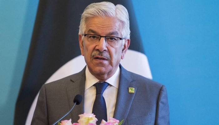 وزیرِ دفاع خواجہ آصف—فائل فوٹو