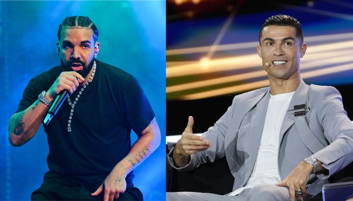 Drake makes a hilarious claim about his height after meeting Cristiano Ronaldo