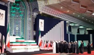 شہید خامنہ ای کو خراج عقیدت، تعزیتی اجتماع کے لیے دنیا بھر سے وفود آئے
