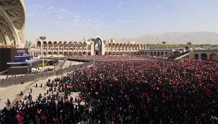 Millions attend Ali Khamenei funeral prayers after Trump’s ‘one shot’ warning