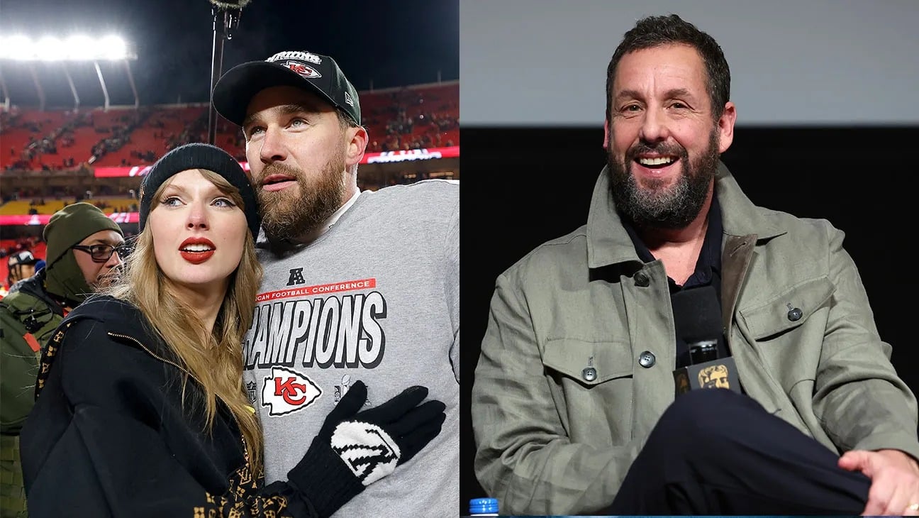 Andy Reid recalls Adam Sandlers heartwarming message to Taylor Swift, Travis Kelce