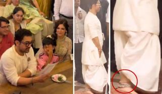 عامر خان کے عاجزانہ انداز نے مداحوں کے دل جیت لیے، پازیب توجہ کا مرکز