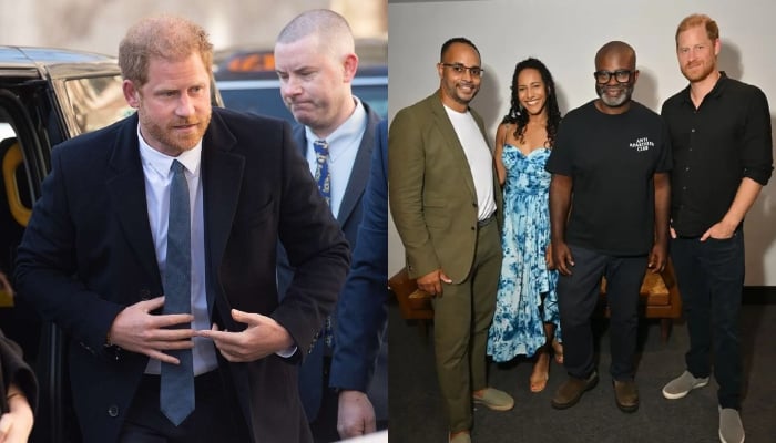 Prince Harrys new beaming photos from Shoot the People premiere go viral: Courageous