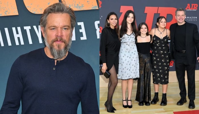 Matt Damon shares rare family moment at after-party as The Odyssey’ wins over critics