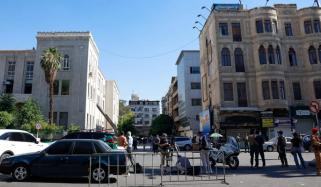 دمشق میں 2 دھماکے، فرانسیسی صدر دورے پر موجود
