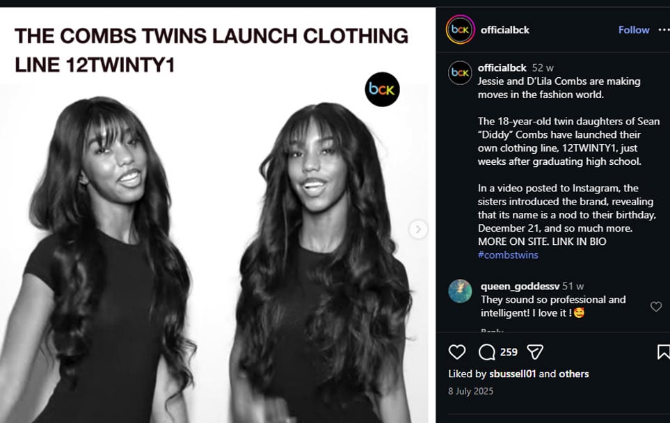 Diddys daughters unveil major business venture amid dads legal troubles