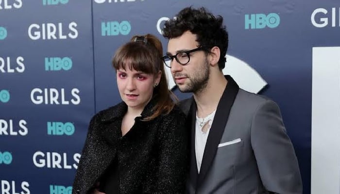 Jack Antonoff and Lena Dunham