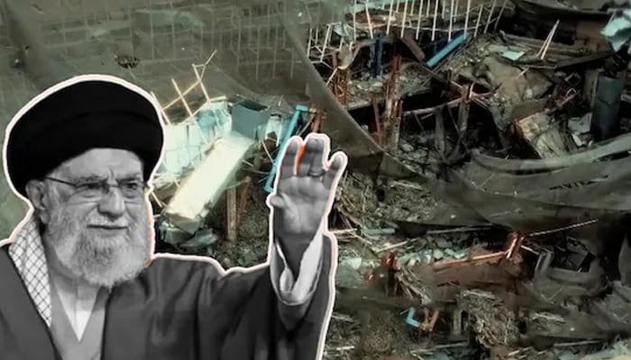 امریکی حملے میں تباہ شہید علی خامنہ ای کی رہائش گاہ کی پہلی بار ویڈیو جاری