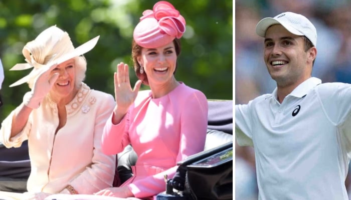 Queen Camilla joins Princess Kate to laud Arthur Fery on making Wimbledon history
