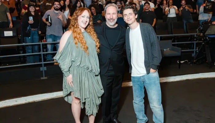 Timothée Chalamet makes unexpected appearance at Dune: Part Three trailer event