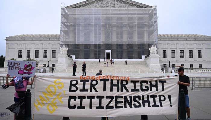Trump to ask Supreme Court for birthright citizenship hearing