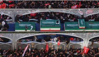 ایران کے شہید سپریم لیڈر آیت اللّٰہ خامنہ ای کی نماز جنازہ مشہد میں ادا کردی گئی
