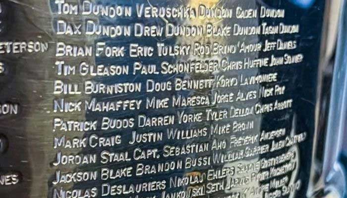 Tom Dundon faces backlash for engraving family names on Stanley Cup